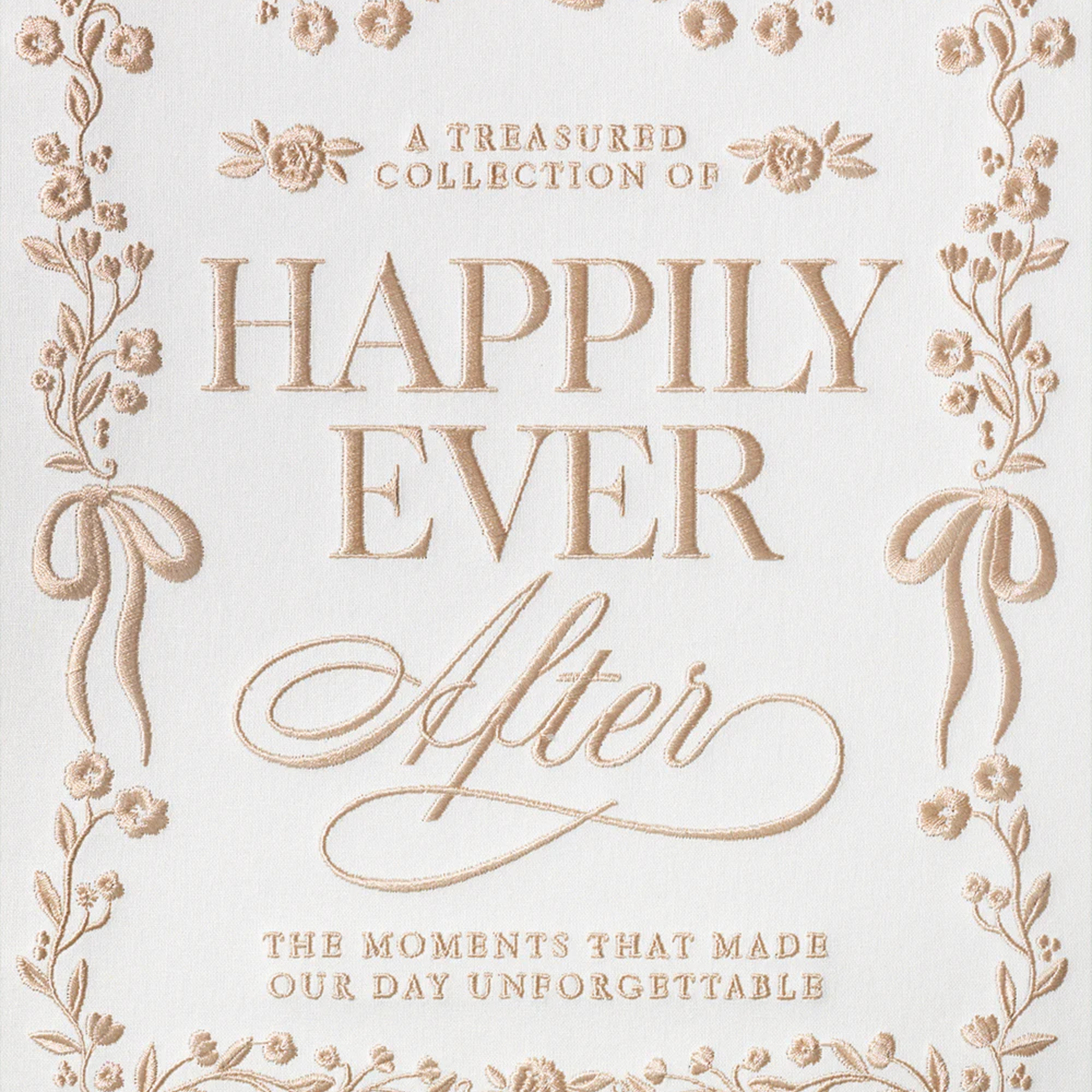 Hochzeitsfotoalbum | HAPPILY ever AFTER Embroided
