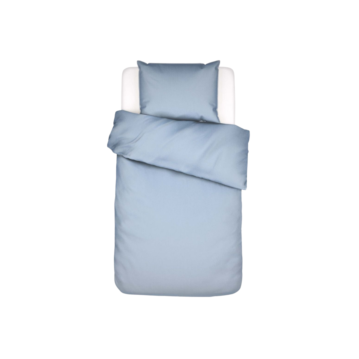 Essenza Minte Duvet Cover Bettwäsche Baumwollsatin - Ice blue