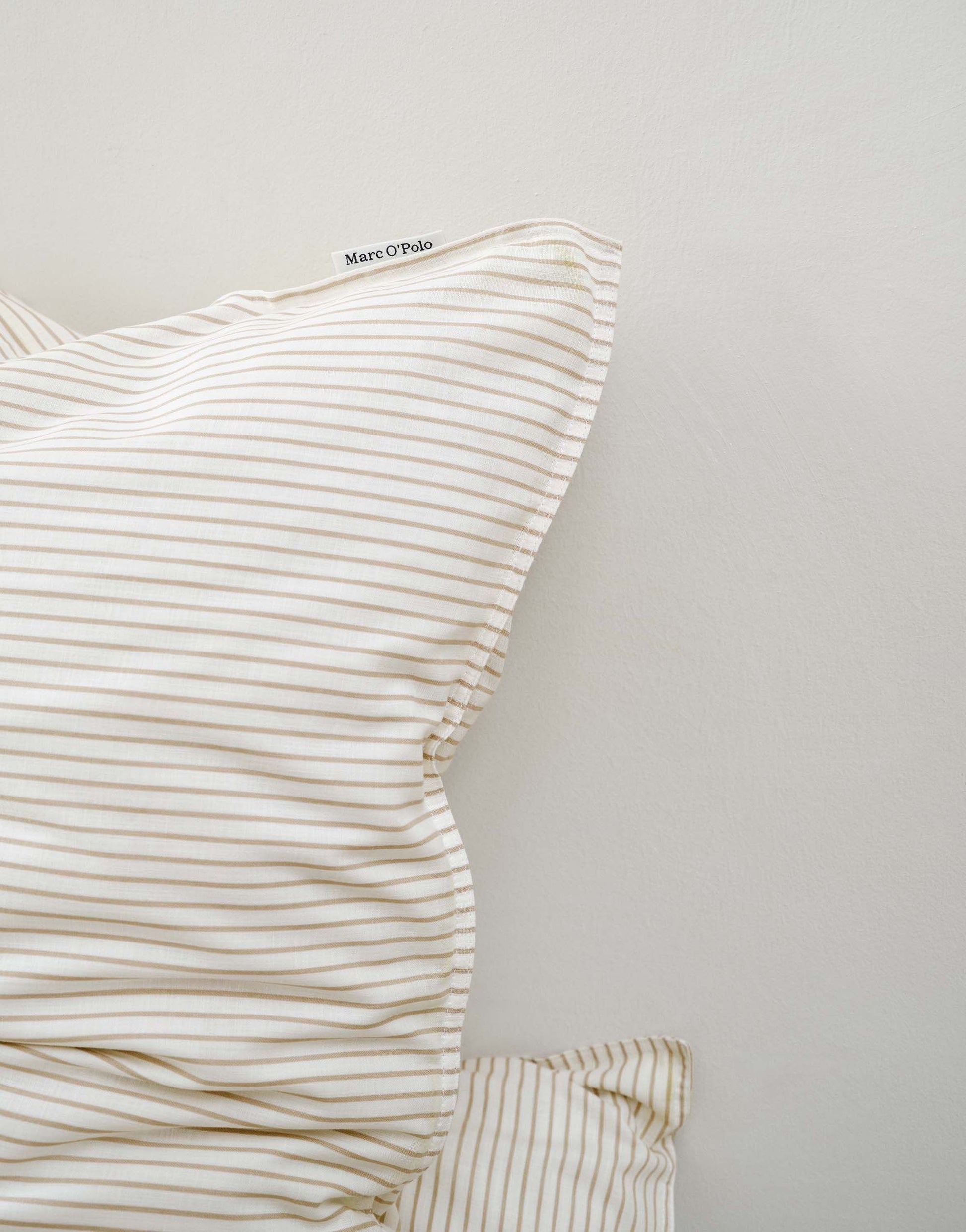 BETTWÄSCHE | Marc O'Polo Classic fine stripe Dark Sand